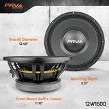 PRV Audio 12W1600 12" Woofer Loudspeaker