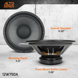 PRV Audio 12W750A 12" Pro Audio Woofer