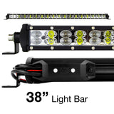 XK Glow XK-BAR-38 Multi-color RGBW LED Light Bars | XKchrome Smartphone App