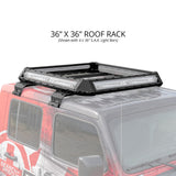 XK Glow XK-RR-JP-2222 360 Roof Rack Kit for Light Bars