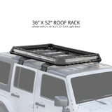 XK Glow XK-RR-JP-3322 360 Roof Rack Kit for Light Bars
