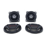 JVC CS-DR421 4" 2-Way Coaxial Speakers / 220W Max Power