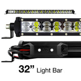 XK Glow XK-BAR-32 Multi-color RGBW LED Light Bars | XKchrome Smartphone App