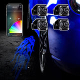 XK Glow XK-CFX-ADV-FLAME CurbFX RGB Projector Kit | XKchrome Smartphone App