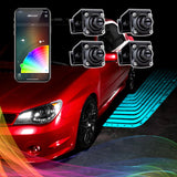 XK Glow XK-CFX-ADV-WING CurbFX RGB Projector Kit | XKchrome Smartphone App