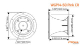 PRV Audio WGP14-50 PINK CR 2" Exit Waveguide