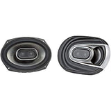 2 Pair Of Polk MM692 6x9 Coaxial Speakers for Marine and Powersports any Vehicle