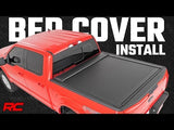 Rough Country 46410551A Retractable Bed Cover 5'7" Bed | Ford F-150 (21-24)/F-150 Lightning (22-24)