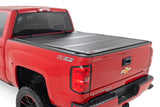 Rough Country Hard Tri Fold Truck Bed Cover, Truck Tonneau Covers for Chevy Silverado 1500/GMC Sierra 1500 (2014-2018) - 5'9 Truck Bed Cover, Tonneau Cover - 49119551