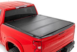 Rough Country 49120580 Hard Tri-Fold Flip Up Bed Cover Chevy/GMC 1500 (19-24)