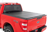 Rough Country 49220550 Hard Tri-Fold Flip Up Bed Cover 5'7" Bed | Ford F-150 2WD/4WD (2015-2020)