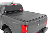 Rough Country 49220600 Hard Tri-Fold Flip Up Bed Cover Ford Ranger 2WD/4WD (19-23)