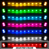 XK Glow XK034001-R Motorcycle LED Accent Light Kit | 8 Pod 2 Strip Single Color