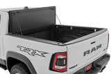 Rough Country Hard Flip Up Truck Bed Cover, Hard Truck Tonneau Covers for Dodge Ram 1500 (2019-2024) - 5'7 Weather-Resistant Ram Truck Cover, Tonneau Cover Ram 1500-49320550