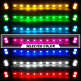 XK Glow XK041005-P Interior + Underglow LED Accent Light Kit | 12 Piece Single Color