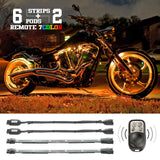 XK Glow XK034015 Motorcycle LED Accent Light Kit | Multi-Color with Remote Key Fob