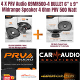 4 X PRV Audio 69MR500-4 BULLET 6