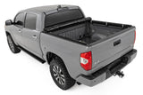 Rough Country Soft Roll-Up Truck Bed Cover, Truck Tonneau Covers for Toyota Tundra (2007-2021) - 5'7 Weather-Resistant Toyota Tundra Bed Cover, Soft Roll-Up Tundra Bed Cover - 42419550