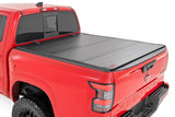 Rough Country 49520501 Hard Tri-Fold Flip Up Bed Cover 5' Bed | Nissan Frontier 2WD/4WD (05-21)