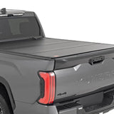 Rough Country 49514551 Hard Tri-Fold Flip Up Bed Cover 5'7" | Toyota Tundra 2WD/4WD (2022-2024)