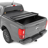 Rough Country 41219600 Soft Tri-Fold Bed Cover Ford Ranger 2WD/4WD (19-23)