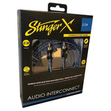 STINGER XI121.5 X1 SERIES 2 CHANNEL 1.5 FOOT RCA AUDIO INTERCONNECT
