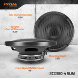 PRV Audio 8CX380-4 SLIM 8 Fullrange Slim Coaxial Loudspeaker