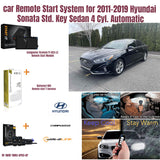Car Remote Start System for 2011-2019 Hyundai Sonata Std. Key Sedan 4 Cyl. Automatic