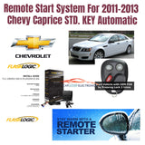 Remote Start System For 2011-2013 Chevy Caprice STD. KEY Automatic