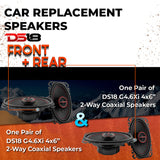 Car Speaker Replacement fits 1982-1988 for Volkswagen Quantum