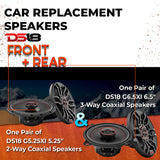 Car Speaker Replacement fits 1988-1992 for Ford Probe