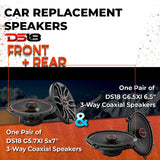 Car Speaker Replacement fits 2004.5-2004.5 for Kia Spectra Base, LS