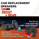 Car Speaker Replacement fits 2002-2004 for Dodge Dakota