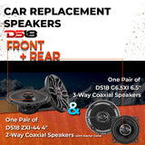 Car Speaker Replacement fits 1998-2004 for Subaru Forster