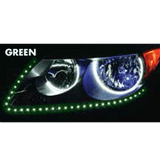 Heise H-GSV Side View Green Light Strips - 24 Inch, 60 LED, Pair