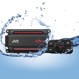 JVC KS-DR2104DBT drvn Series Compact 4-Channel Marine Amplifier w/BT 50W x 4RMS