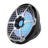 DS18 NXL-12SUB/BK NXL 12" Marine Subwoofer With LED RGB Lights 350 Watts Rms SVC 4-Ohm -Black