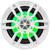 DS18 NXL-6 NXL 6.5" 2-Way Coaxial Marine Speaker With LED RGB Lights 100 Watts Rms 4-Ohm -White