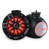 DS18 NXL-PS6W NXL 6.5" Pod 300w Speaker with Integrated RGB LED Lights (Pair) - Perfect For Jet Skis