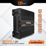 PRV Audio QS1200.4 2 Ohm 4 Channel Full Range Amplifier