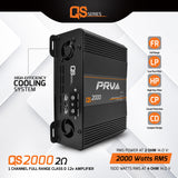 PRV Audio QS2000 2 Ohm 1 Channel Full Range Amplifier