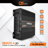 PRV Audio QS800.4 2 Ohm 4 Channel Full Range Amplifier