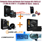 Compustar RFX-P2WT13-SF  + FT-CMX-HC START IT + FT-ALARMIT-KIT Alarm + Blade-AL