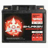 Shuriken SK-BT45 1250W 45AMP Hours Compact Size AGM 12V Battery