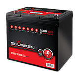 Shuriken SK-BT60 1500W 60AMP Hours Compact Size AGM 12V Battery