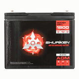 Shuriken SK-BT80 1800W 80AMP Hours Large Size AGM 12V Battery