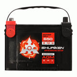 Shuriken SK-BT8785DT 650W 55AMP Compact Dual Post AGM Battery