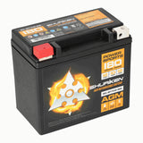 Shuriken SK-BTX12-BS 180 Crank AMPS / 10AMP Hours AGM Battery