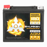 Shuriken SK-BTX12-BS 180 Crank AMPS / 10AMP Hours AGM Battery