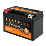 Shuriken SK-BTX9-BS 125 Crank AMPS / 8AMP Hours AGM Battery